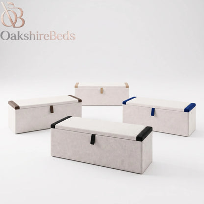 Velmont Blanket Box – Luxury Upholstered Bedroom Storage