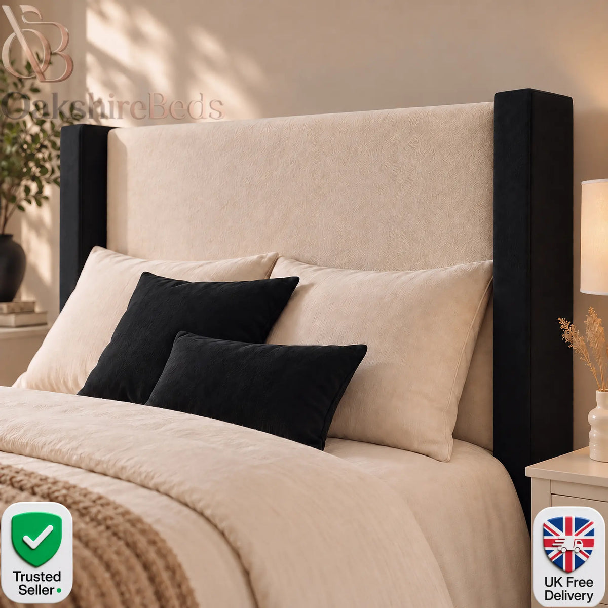 Velmont Floor-Standing Headboard | OakshireBeds