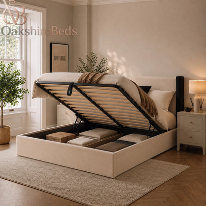Velmont Wing Bed | Luxury Upholstered Wing Bed UK