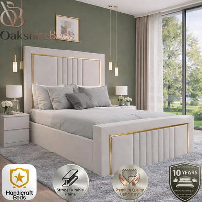 Vienna Bed – Luxury Upholstered Storage Bed Frame | OakshireBeds UK