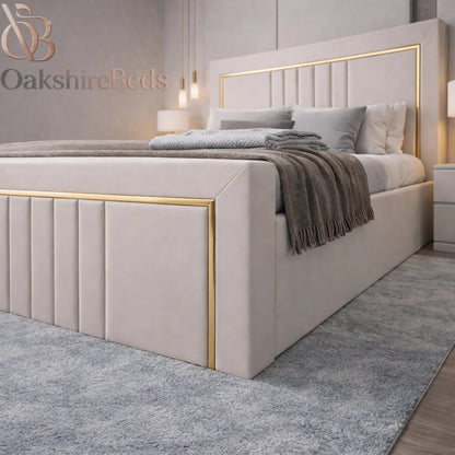 Vienna Bed – Luxury Upholstered Storage Bed Frame | OakshireBeds UK