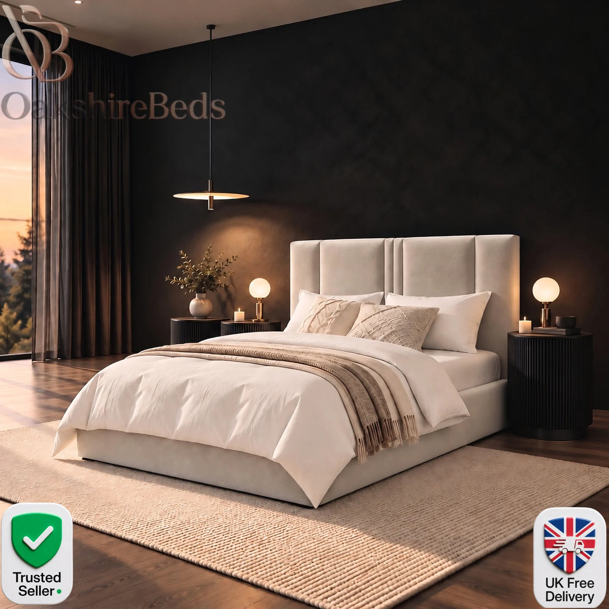The Eden Bed | Upholstered Bed | OakshireBeds