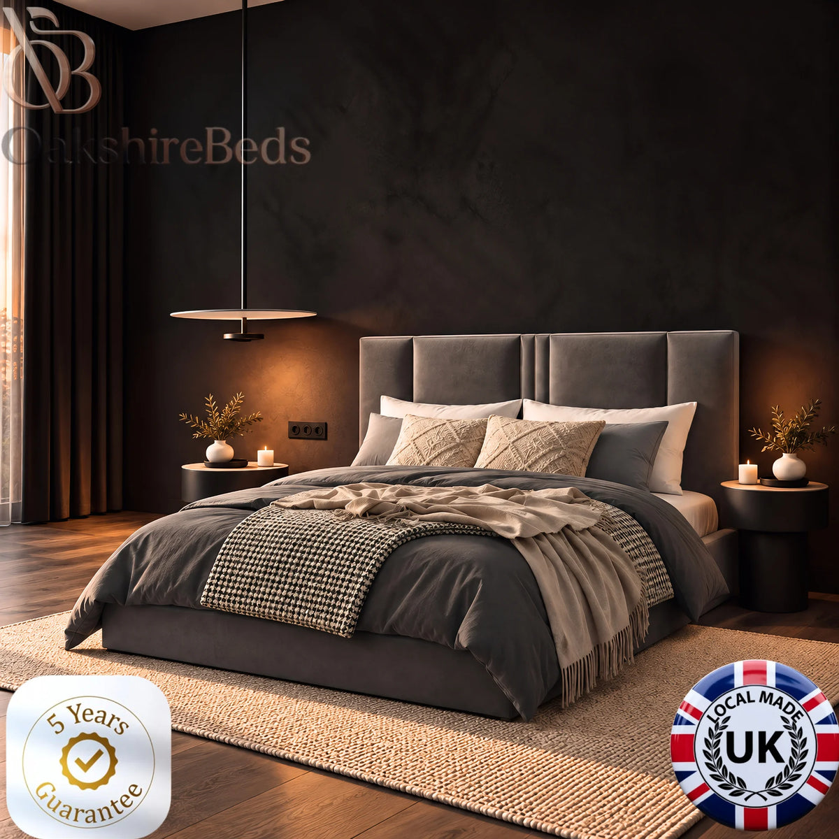 The Eden Bed | Upholstered Bed | OakshireBeds