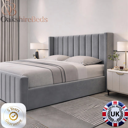 Luxury Upholstered Daisy Bed UK | Winged Headboard & Handmade Design